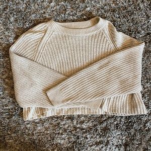 Aéropostale, gray, cropped sweater